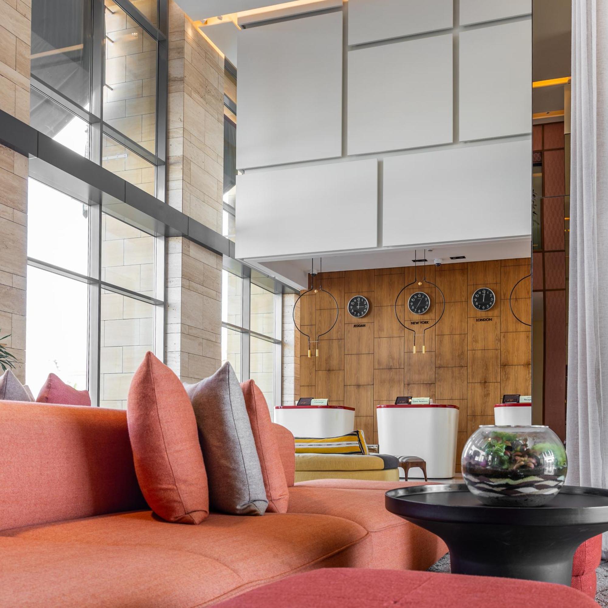 Shirvan Hotel City Yard Jeddah Exterior foto The lobby of the hotel